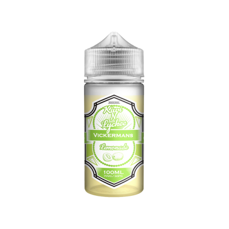 Vickermans Lemonade 100ml Shortfill 0mg (70VG/30PG) - Flavour: Kiwi N Lychee Lemonade