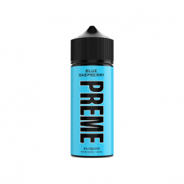 Preme 100ml Shortfill 0mg (70VG/30PG) - Flavour: Blue Raspberry