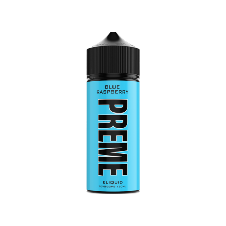 Preme 100ml Shortfill 0mg (70VG/30PG) - Flavour: Blue Raspberry