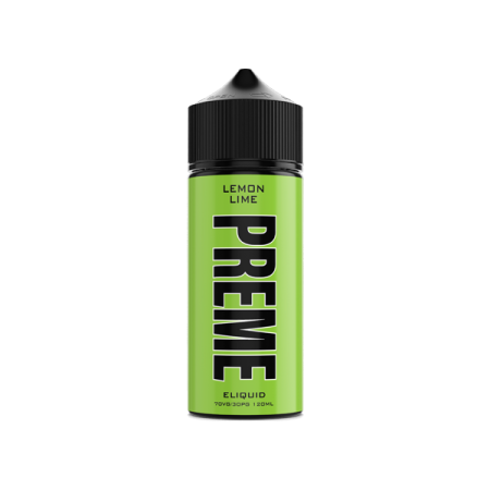 Preme 100ml Shortfill 0mg (70VG/30PG) - Flavour: Lemon Lime