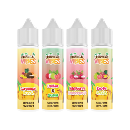 Tropical Vibes 50ml Shortfill 0mg (70VG/30PG) - Flavour: Caribbean Punch & Quantity: x 1