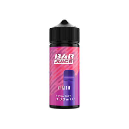 Bar Juice 100ml Shortfill 0mg (50VG/50PG) - Flavour: Vmto