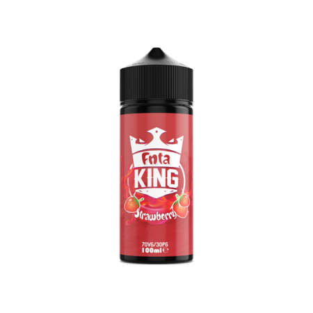 FNTA King 100ml Shortfill 0mg (70VG/30PG) - Flavour: Strawberry