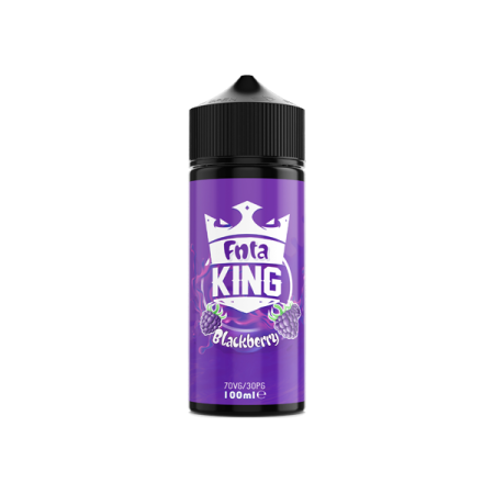 FNTA King 100ml Shortfill 0mg (70VG/30PG) - Flavour: Blackberry