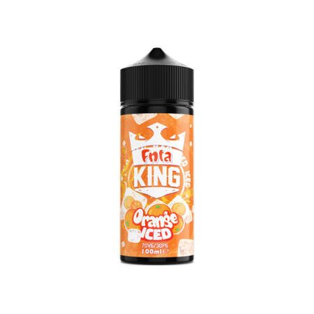 FNTA King Iced 100ml Shortfill 0mg (70VG/30PG) - Size: Orange