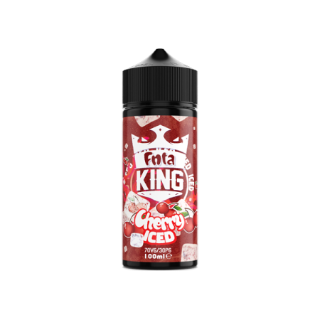 FNTA King Iced 100ml Shortfill 0mg (70VG/30PG) - Size: Cherry