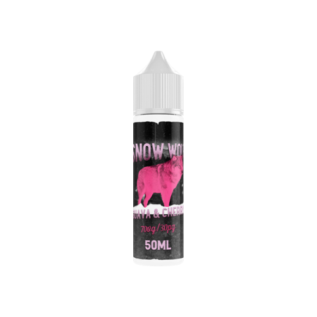 Snow Wolf 50ml Shortfill 0mg (70VG/30PG) - Flavour: Guava & Cherry