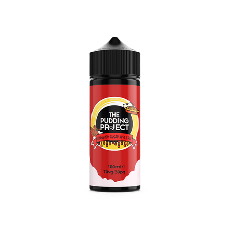 0mg Pudding Project E-liquid Shortfill 100ml (70VG/30PG) - Flavour: Cinnamon Sugar Apple Pie