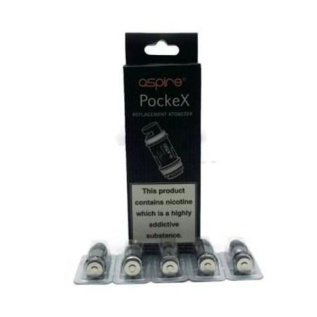 Aspire PockeX 0.6 / 1.2 Ohm Coil - Resistance: 0.6 Ohm