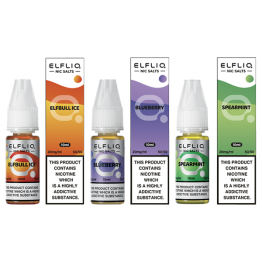 10mg ELFLIQ By Elf Bar 10ml Nic Salt (50VG/50PG) - Flavour: Tobacco