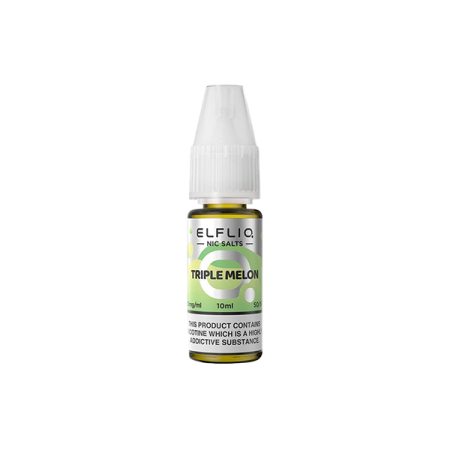 10mg ELFLIQ By Elf Bar 10ml Nic Salt (50VG/50PG) - Flavour: Triple melon