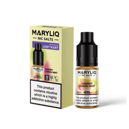 10mg MARYLIQ Nic Salt By Lost Mary 10ml (50VG/50PG) - Flavour: Cherry Lemon Mint