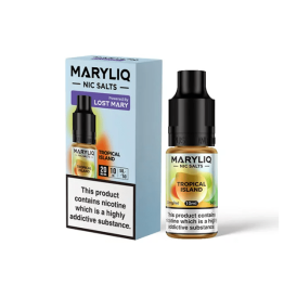 10mg MARYLIQ Nic Salt By Lost Mary 10ml (50VG/50PG) - Flavour: Tropical Island