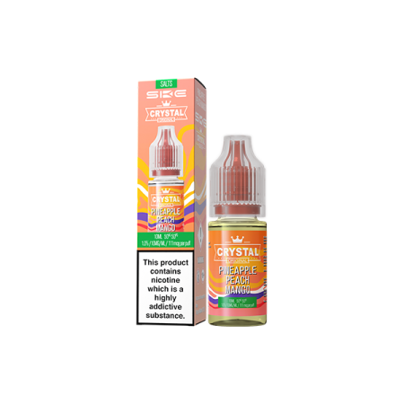 10mg SKE Crystal Original 10ml Nic Salts (50VG/50PG) - Flavour: Pineapple Peach Mango