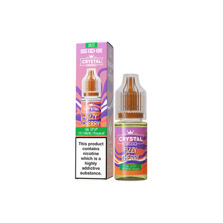 10mg SKE Crystal Original 10ml Nic Salts (50VG/50PG) - Flavour: Fizzy Cherry