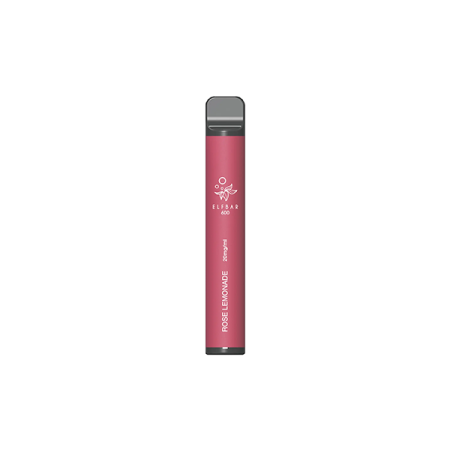 20mg ELF Bar Disposable Vape Pod 600 Puffs - Flavour: Rose Lemonade