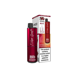 20mg I VG 2400 Disposable Vapes 2400 Puffs - 4 in 1 Multi-Edition - Flavour: Red Raspberry Edition