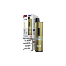 20mg IVG Air 4 in 1 Disposable Rechargeable Pod Vape Kit 2400 Puffs - Edition: Gold