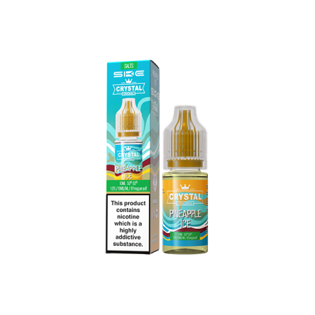 20mg SKE Crystal Original 10ml Nic Salts (50VG/50PG) - Flavour: Pineapple Ice