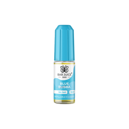 5mg Bar Juice 5000 Nic Salts 10ml (40VG/60PG) - Flavour: Blue Bubba