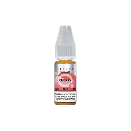 5mg ELFLIQ By Elf Bar 10ml Nic Salt (50VG/50PG) - Flavour: Cherry