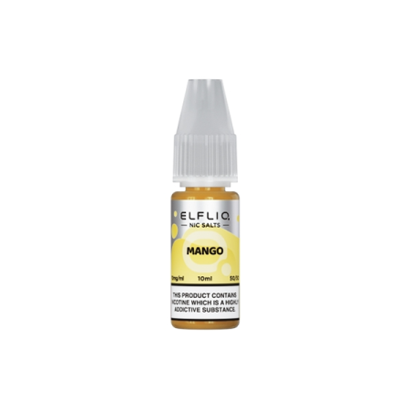 5mg ELFLIQ By Elf Bar 10ml Nic Salt (50VG/50PG) - Flavour: Mango