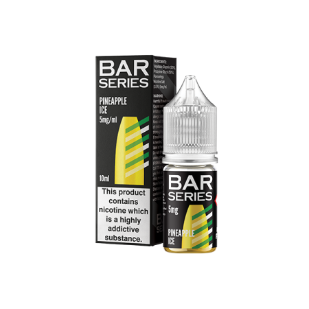 5mg Bar Series Nic Salts 10ml (50VG/50PG) - Flavour: Pineapple Ice