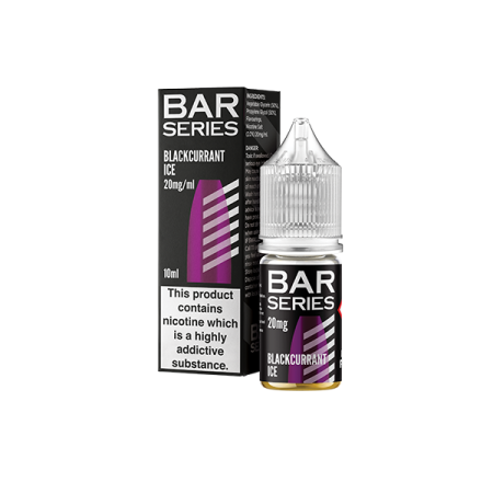 20mg Bar Series 10ml Nic Salts (50VG/50PG) - Flavour: Blackcurrant Ice