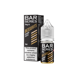 10mg Bar Series Desserts 10ml Nic Salts (50VG/50PG) - Flavour: Creamy Toffee