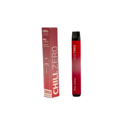 0mg Chill Zero Disposable Vape 1500 Puffs - Flavour: Cherry