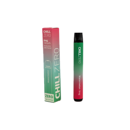 0mg Chill Zero Disposable Vape 1500 Puffs - Flavour: Watermelon