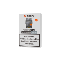 Aspire Flexus Pro Replacement Empty Pods 2ml (0.6Ohm, 1.0Ohm) - Resistance: 0.6 Ohms