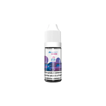 20mg Hayati Pro Max Nic Salts 10ml - Flavour: Strawberry Raspberry Blueberry