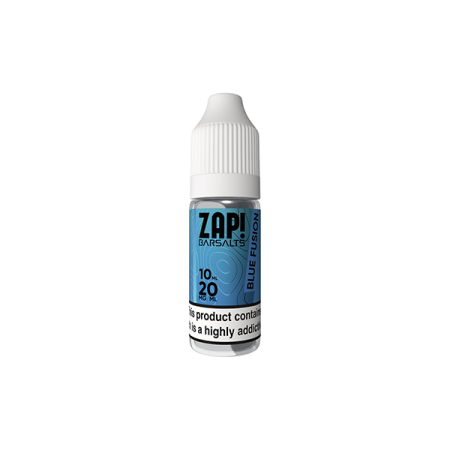 20mg ZAP! Bar Salts Nic Salt 10ml (50VG/50PG) - Flavour: Blue Fusion