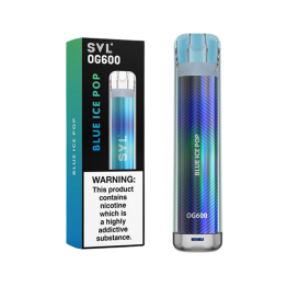 20mg SVL OG600 Disposable Vape 600 Puffs - Flavour: Blue Ice Pop