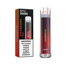 20mg SVL OG600 Disposable Vape 600 Puffs - Flavour: Strawberry Ice