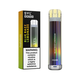 20mg SVL OG600 Disposable Vape 600 Puffs - Flavour: Blue Razz Lemonade