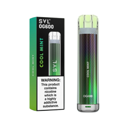 20mg SVL OG600 Disposable Vape 600 Puffs - Flavour: Cool Mint