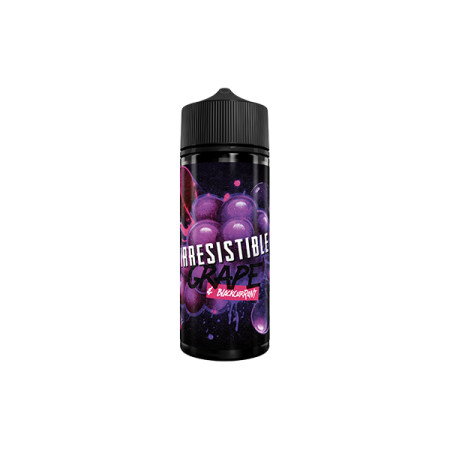 0mg Irresistible 100ml Shortfill (70VG/30PG) - Flavour: Grape & Blackcurrant