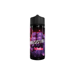 0mg Irresistible 100ml Shortfill (70VG/30PG) - Flavour: Grape