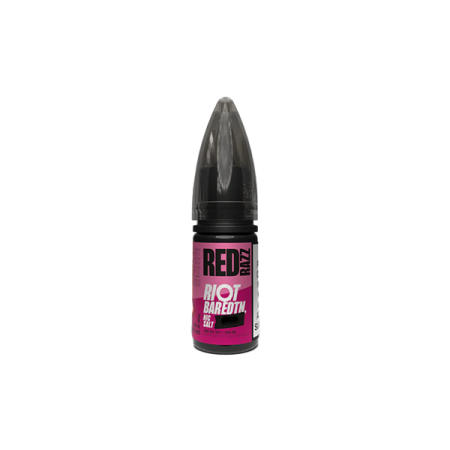 5mg Riot Squad BAR EDTN 10ml Nic Salts (50VG/50PG) - Flavour: Red Razz