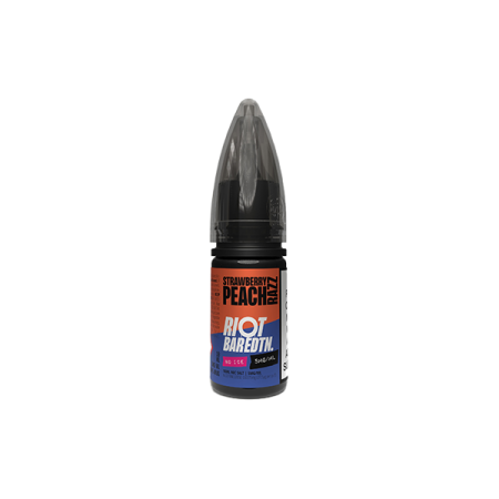 5mg Riot Squad BAR EDTN 10ml Nic Salts (50VG/50PG) - Flavour: Strawberry Peach Razz