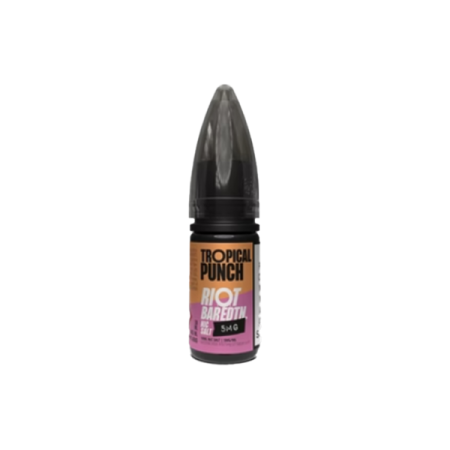 5mg Riot Squad BAR EDTN 10ml Nic Salts (50VG/50PG) - Flavour: Tropical Punch