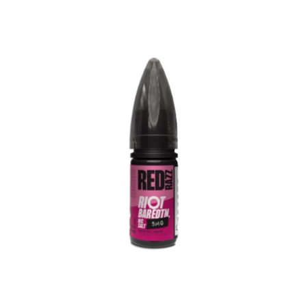 10mg Riot Squad BAR EDTN 10ml Nic Salts (50VG/50PG) - Flavour: Red Razz