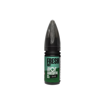 10mg Riot Squad BAR EDTN 10ml Nic Salts (50VG/50PG) - Flavour: Fresh Mint