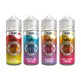 0mg Riot Squad Pod Liq Shortfill 100ml (70VG/30PG) - Flavour: Blueberry Lemonade