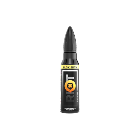 0mg Riot Squad Black Edition V2 2x 50ml Shortfill (70VG/30PG) - Flavour: Mango Vanilla Icecream