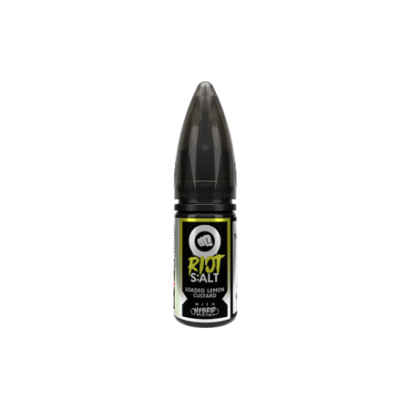 5mg Riot Squad Original Nic Salts 10ml (50VG/50PG) - Flavour: Loaded Lemon Custard