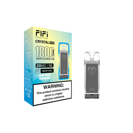 FLFI Crystal Replacement Pods 1800 Puffs 2ml - Flavour: Blue Razz Lemonade