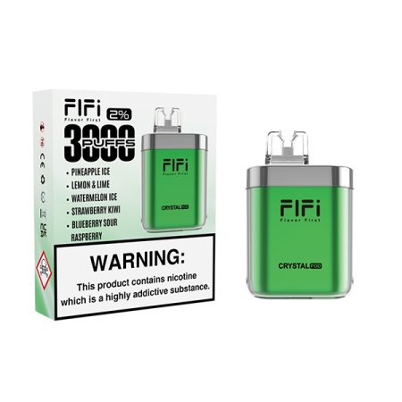 FLFI Crystal 5 in 1 Pod Kit 3000 Puffs - Edition: Green